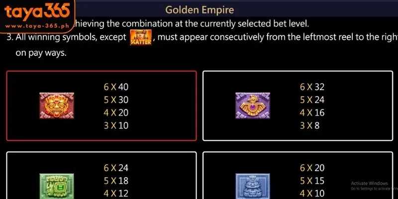 Why Choose Golden Empire at Taya365