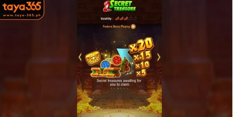 Introduction to Secret Treasure at Taya365